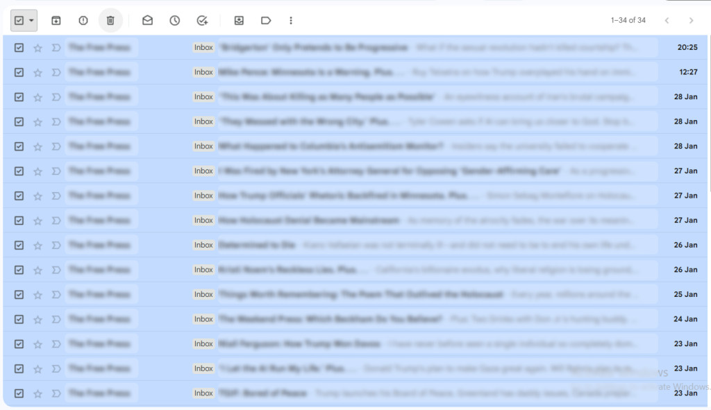 selecting-all-emails