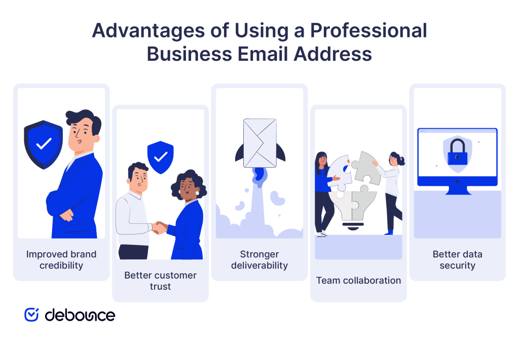 Benefits of using a business email address