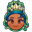 Jeweled Glass Tiana