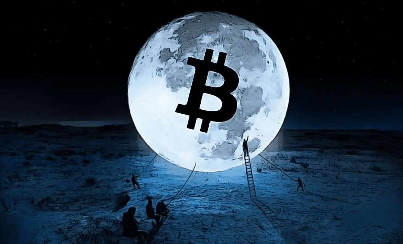 Bitcoin comenzó su viaje a la Luna