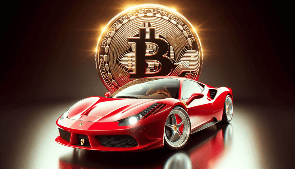 Ferrari acelera y aceptará pagos con criptomonedas