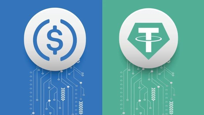 USDC superó a USDT en aumento de capitalización de mercado