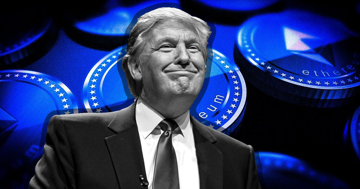 Trump liquida las ganancias de sus NFT y vende u$s2,4 millones de ETH