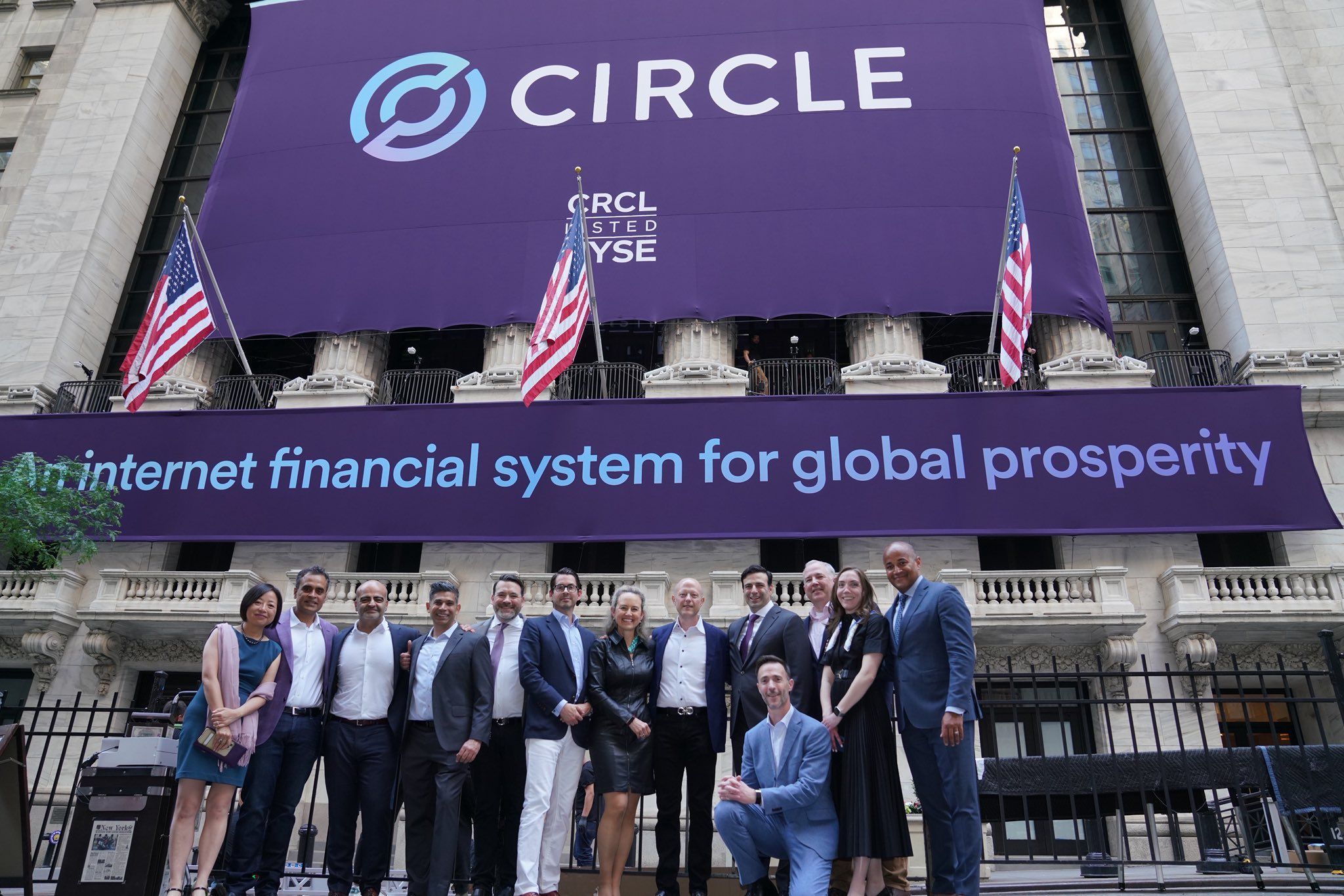 Circle debutó en la Bolsa de Nueva York
