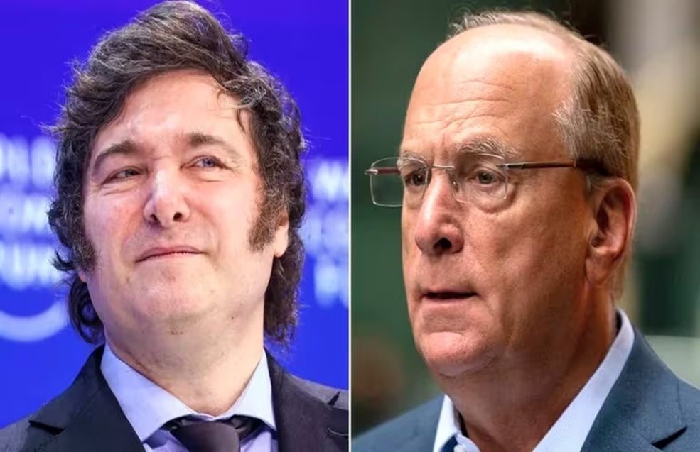 Milei se reunió con el CEO de BlackRock