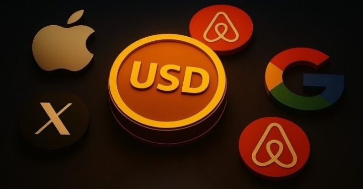 Apple, X, Airbnb y Google buscan integrar stablecoins