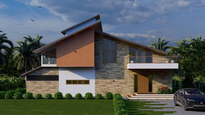 Mr. Vinay Residence — Contemporary residential architecture by Decofy Studios