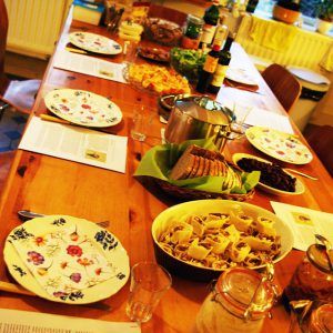 HH: Casa Amalia (making pancakes for students)