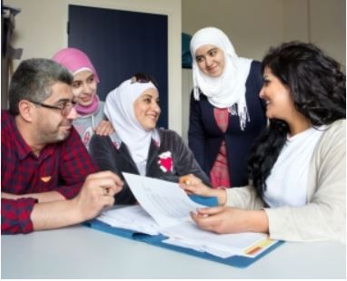 Budget coach for refugees