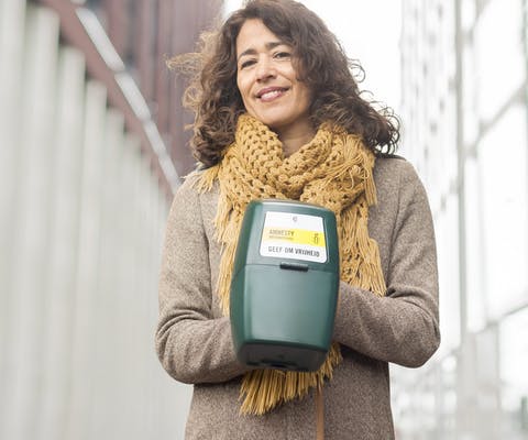 Maatschappelijke stage bij Amnesty International: inzamelingsactie!