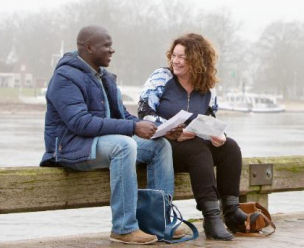 Verbinder voor vluchtelingen in Hilversum die Nederlands willen leren
