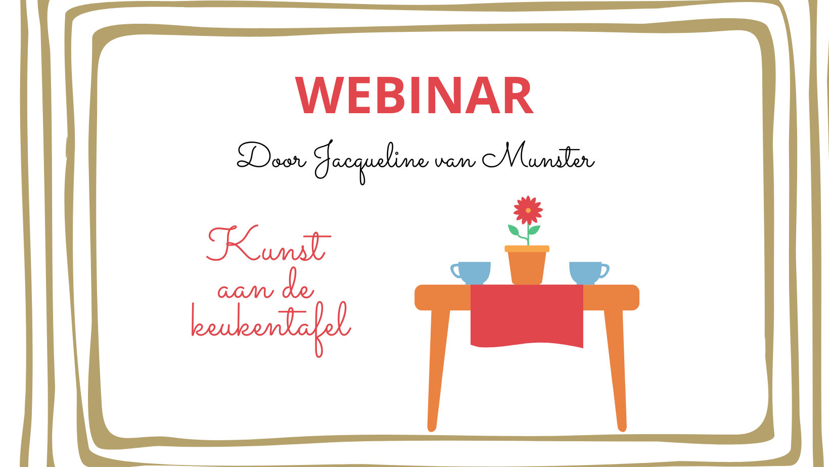 Kunst aan de Keukentafel