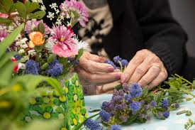 Creatief bloemschikken