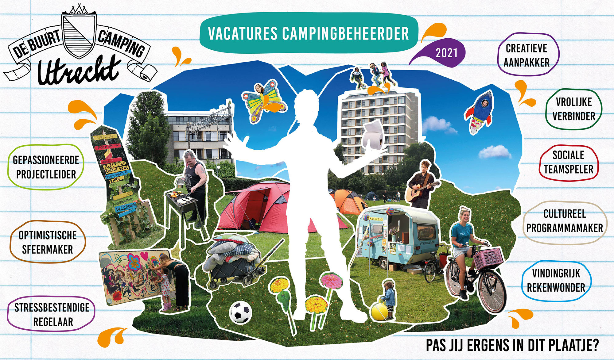 Campingbeheerder (coördinator/projectleider) bij De Buurtcamping Utrecht 