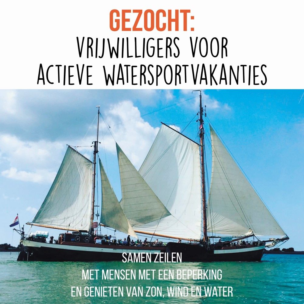 Nursing volunteers for water sports vacations from Enkhuizen