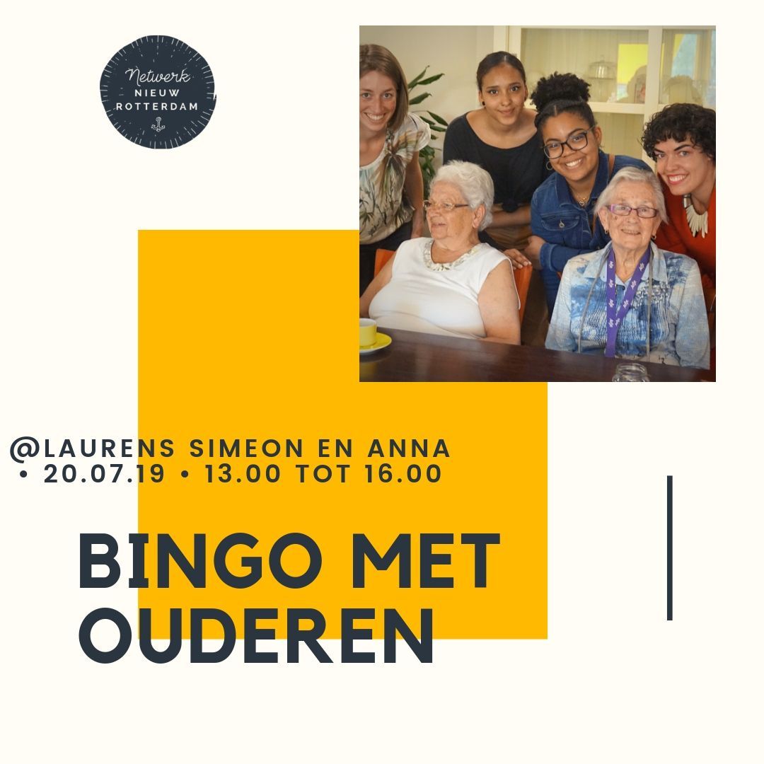 Bingo with the elderly