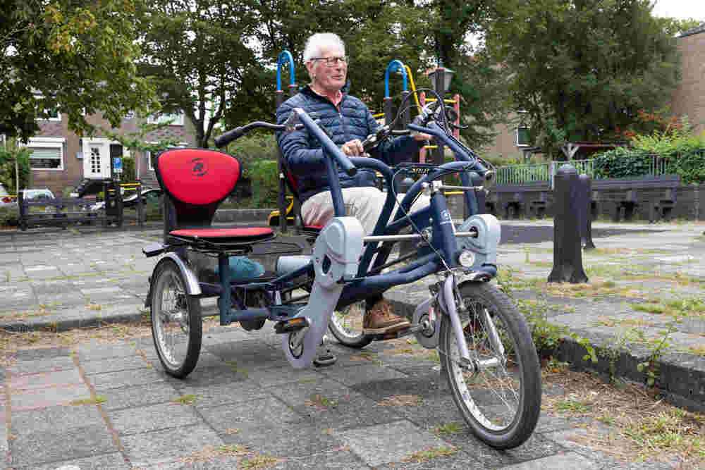 Sportief en op zoek naar flexibel vrijwilligerswerk? Stap op onze duofiets!