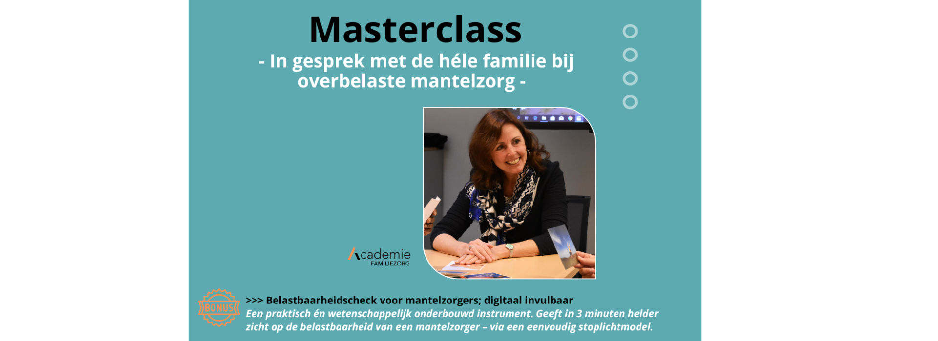 Masterclass: In gesprek met de héle familie bij overbelaste mantelzorg