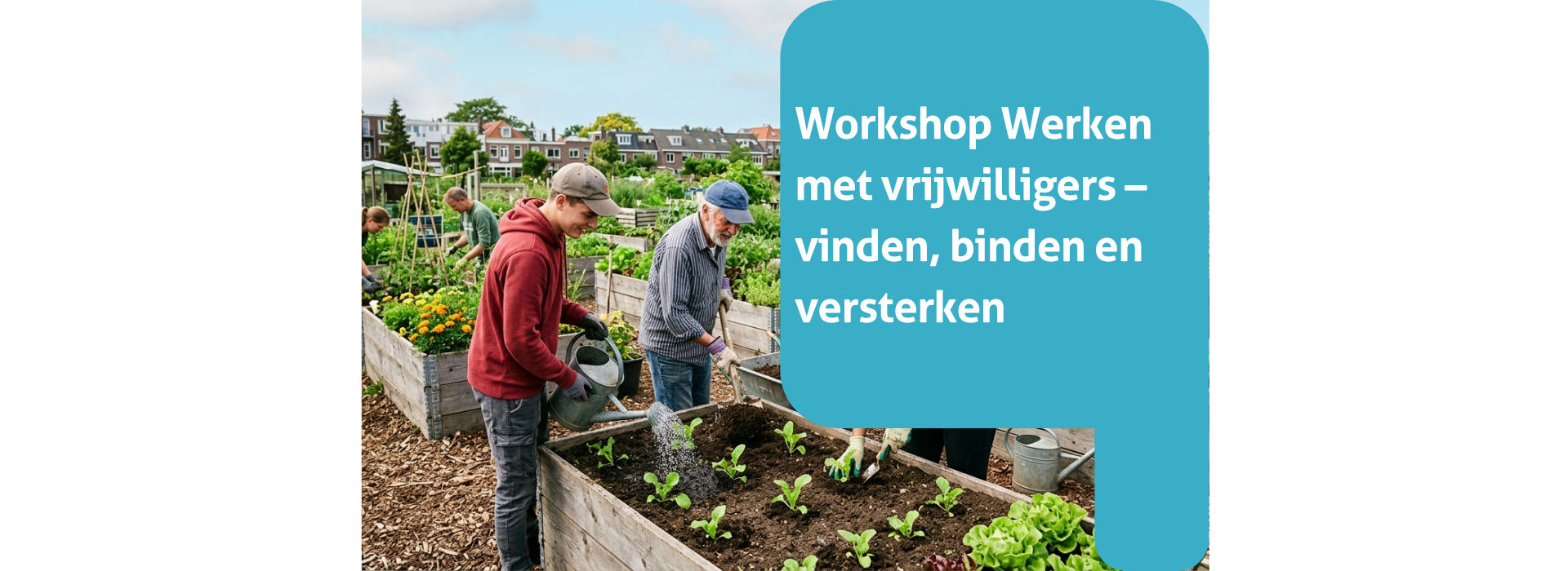 Workshop Werken met vrijwilligers – vinden, binden en versterken