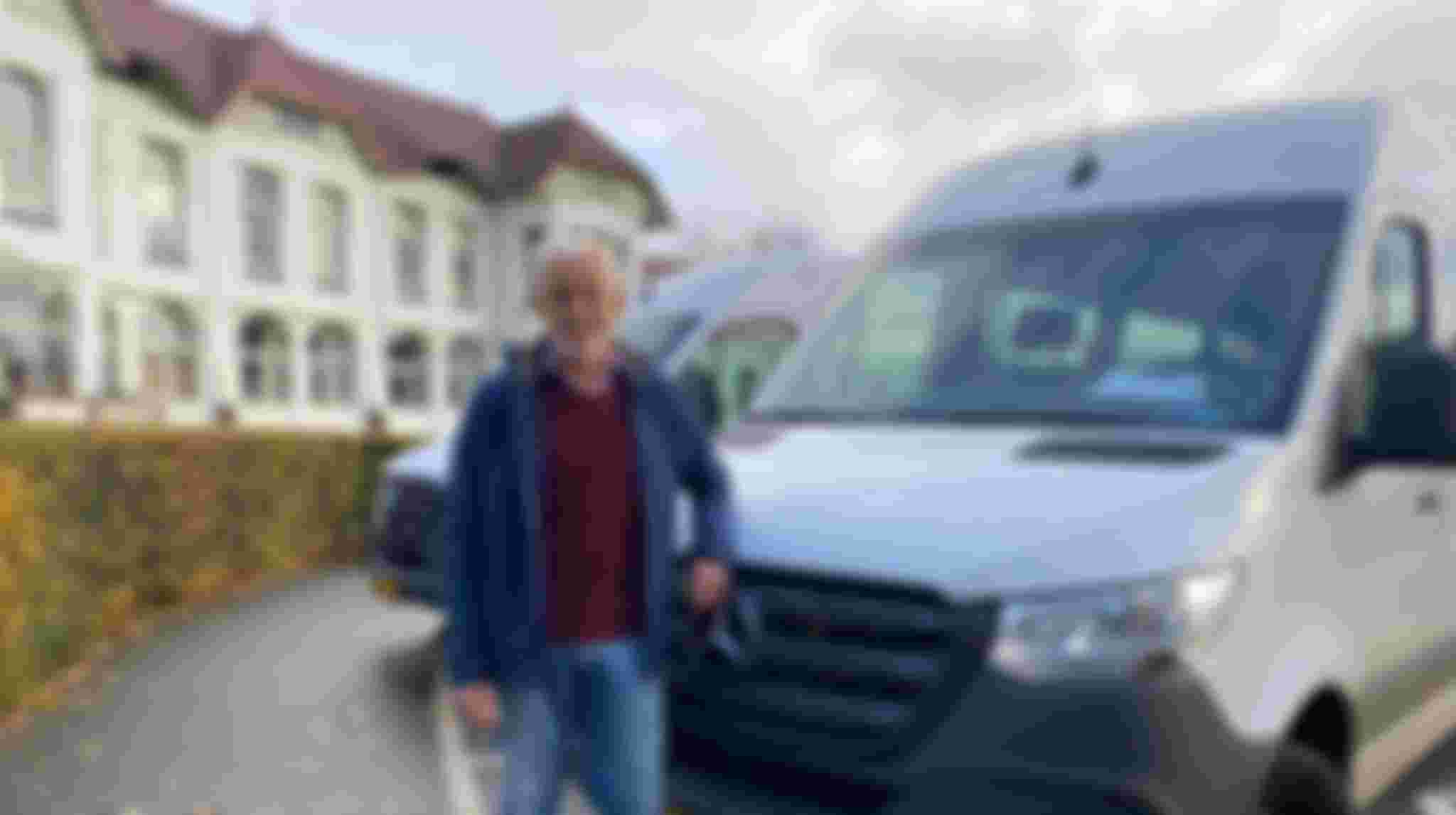 Volunteer driver of the wheelchair bus