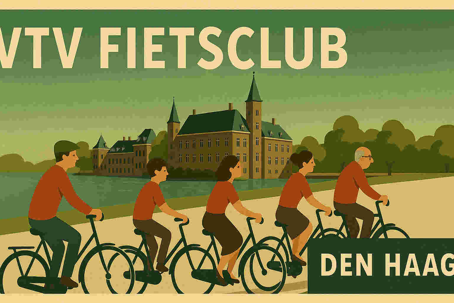 Vrijwilliger fietsclub op zaterdag