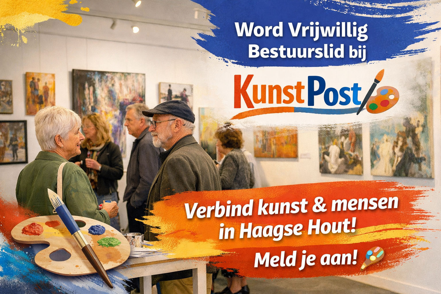 KunstPost zoekt een betrokken en gedreven bestuurslid