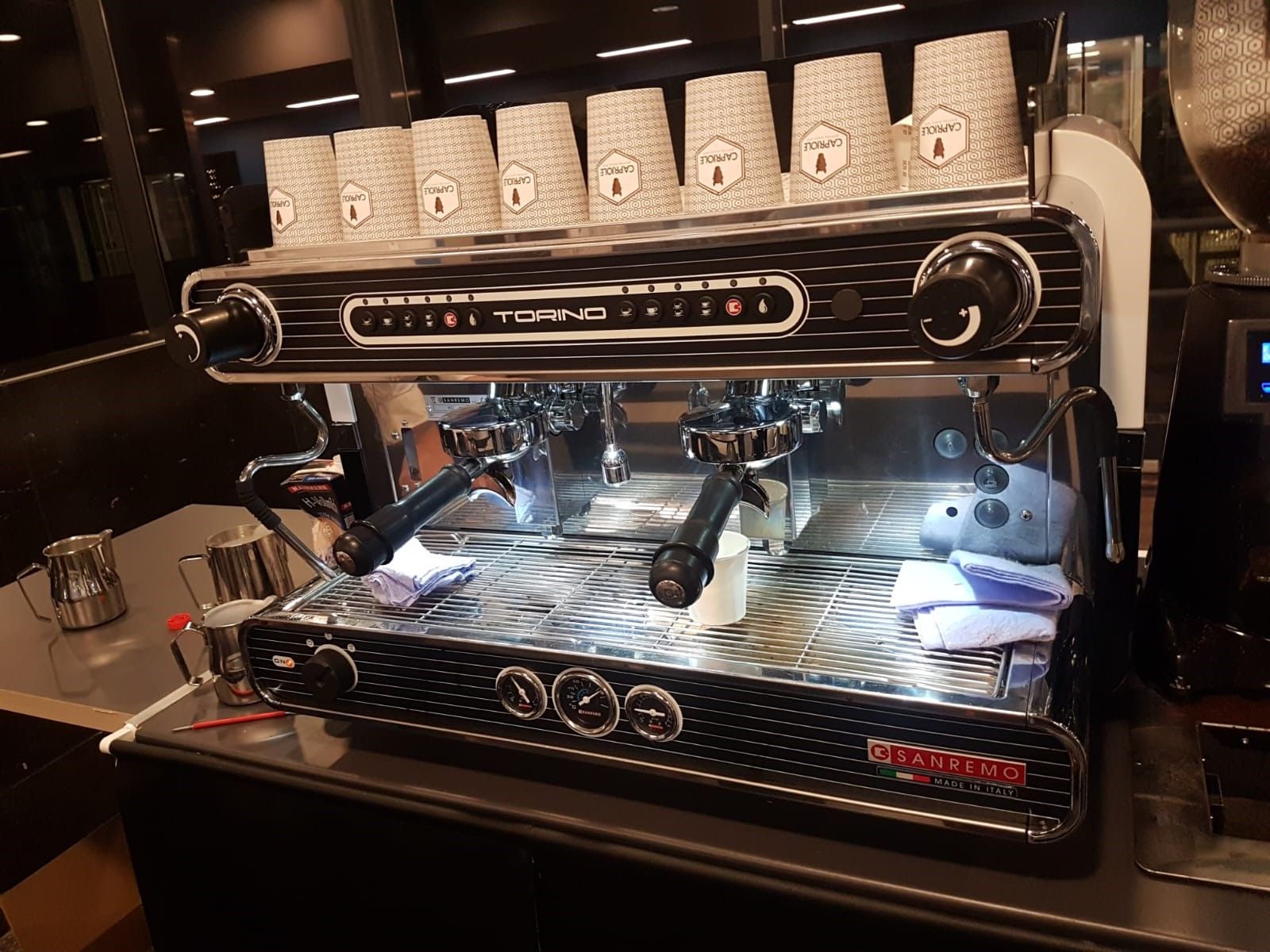 Baristakar in de ochtend