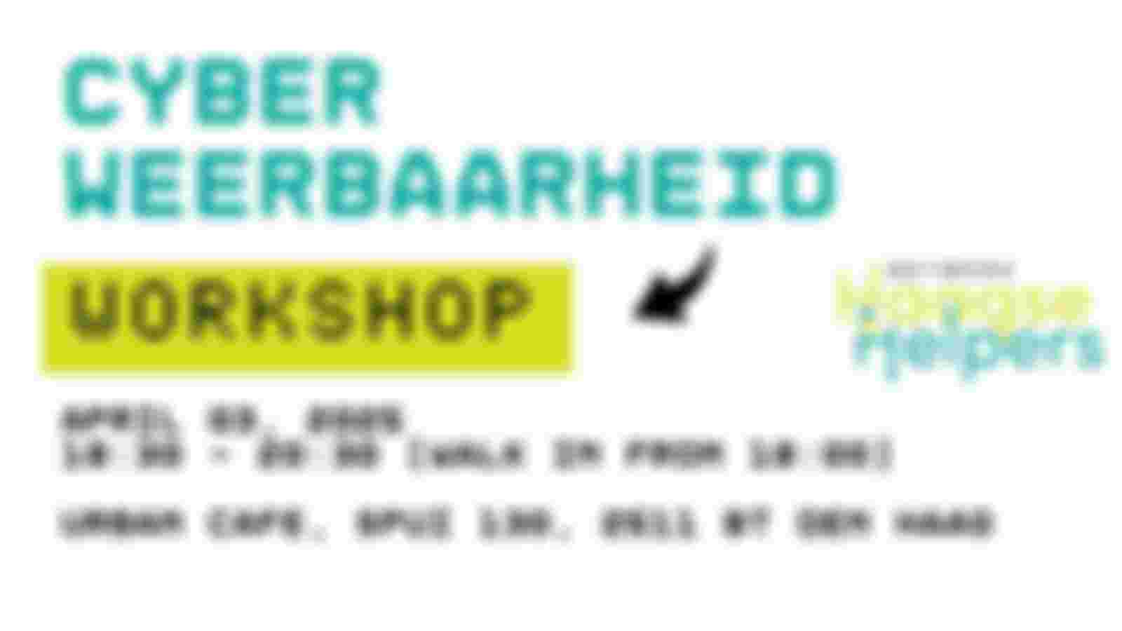 Workshop Cyberveerkracht