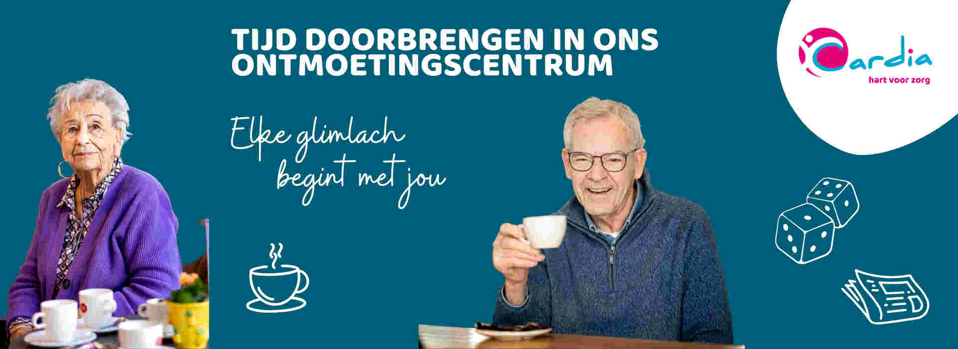 Tijd doorbrengen met ouderen in ons ontmoetingscentrum