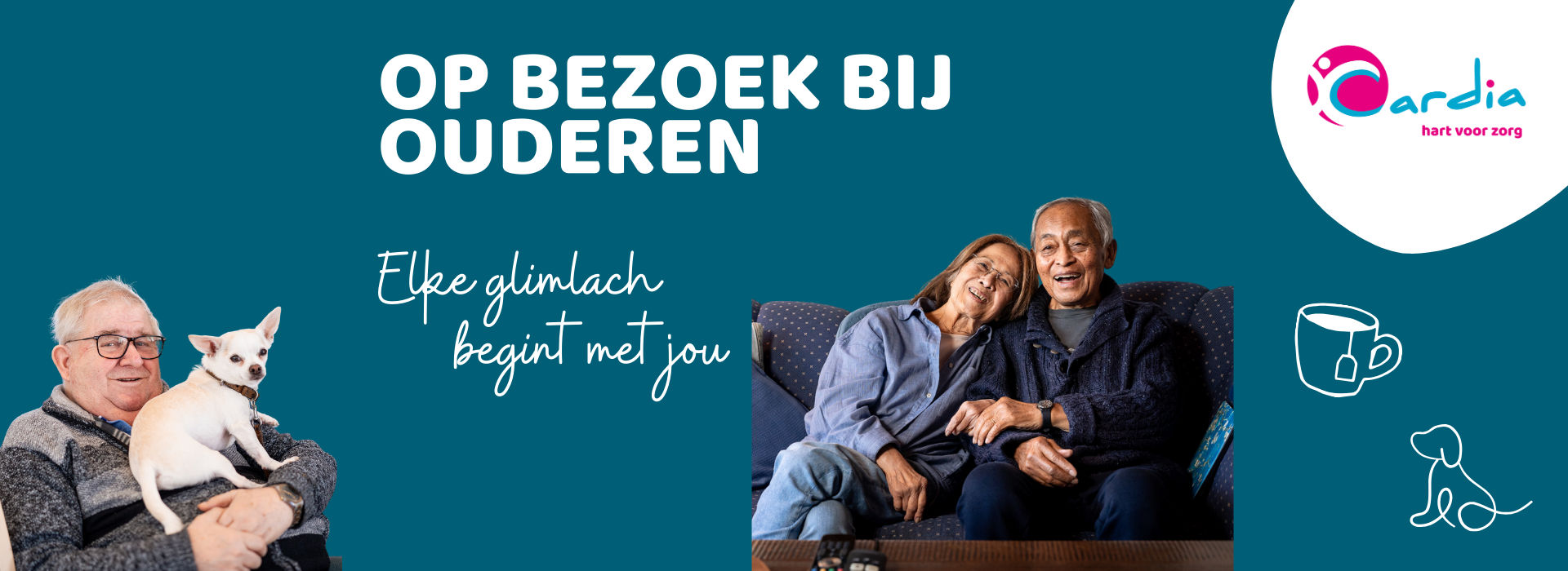 Op bezoek bij ouderen 