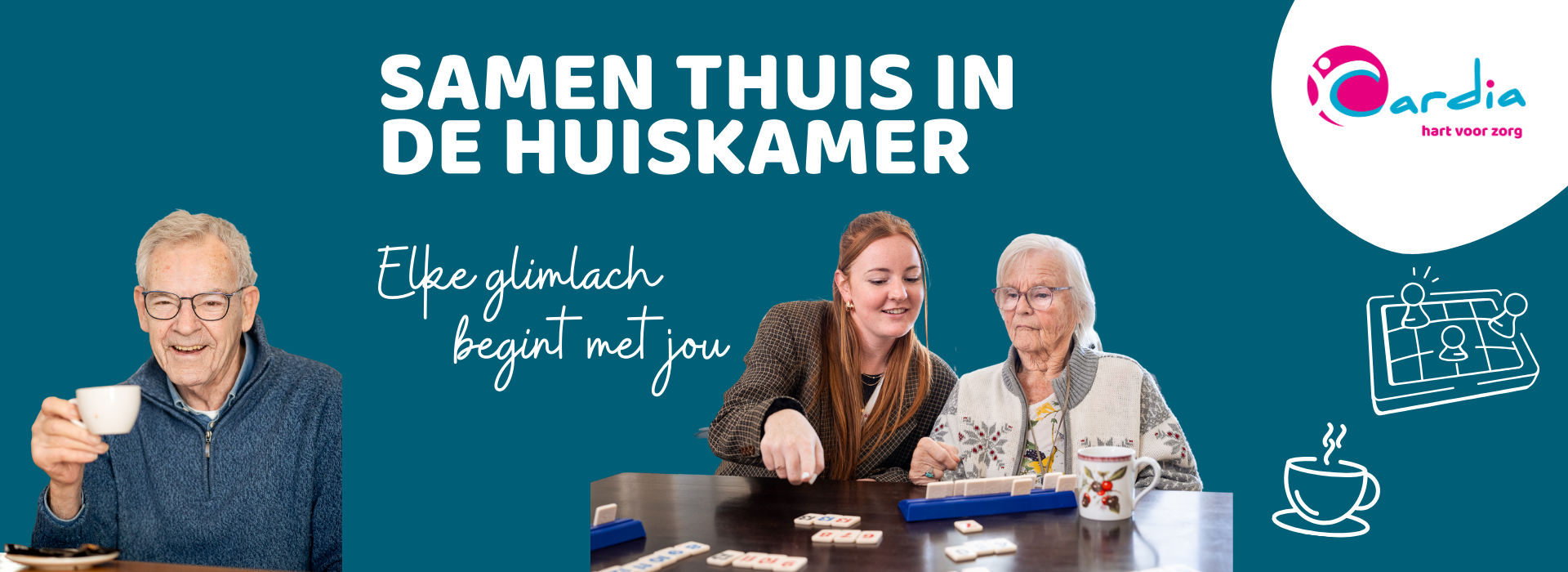 Locatie Thuishaven: Gastvrouw/ heer in de huiskamers voor onze bewoners 