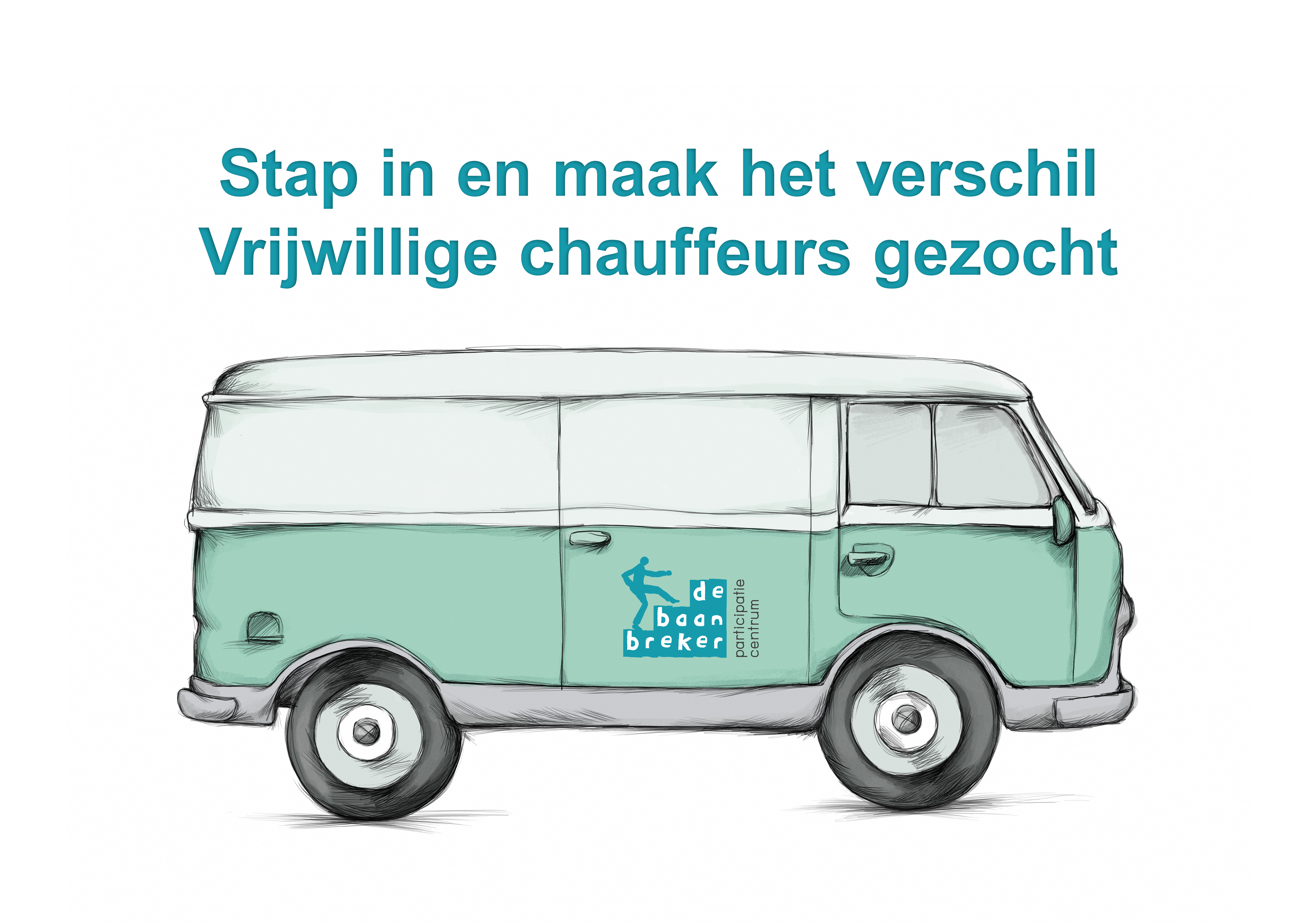 Zonder jou komen onze spullen nergens, word onze nieuwe chauffeur!