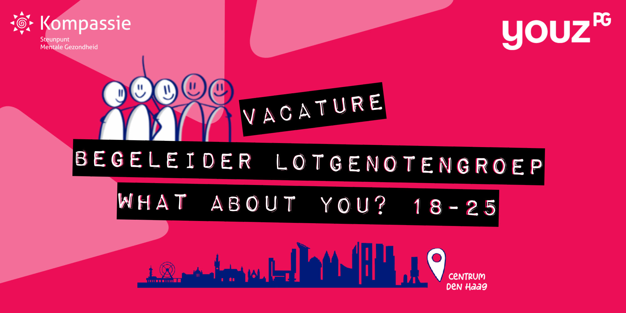 Begeleider lotgenotengroep  ‘What About You? 18-25 jaar’