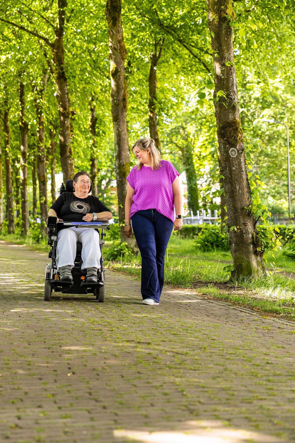 Visit and walk volunteers De Loohof