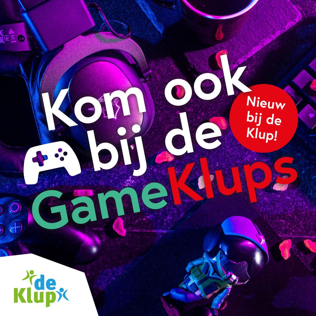 Vrijwilliger GameKlup Two ( vr- 19.00 - 21.00)