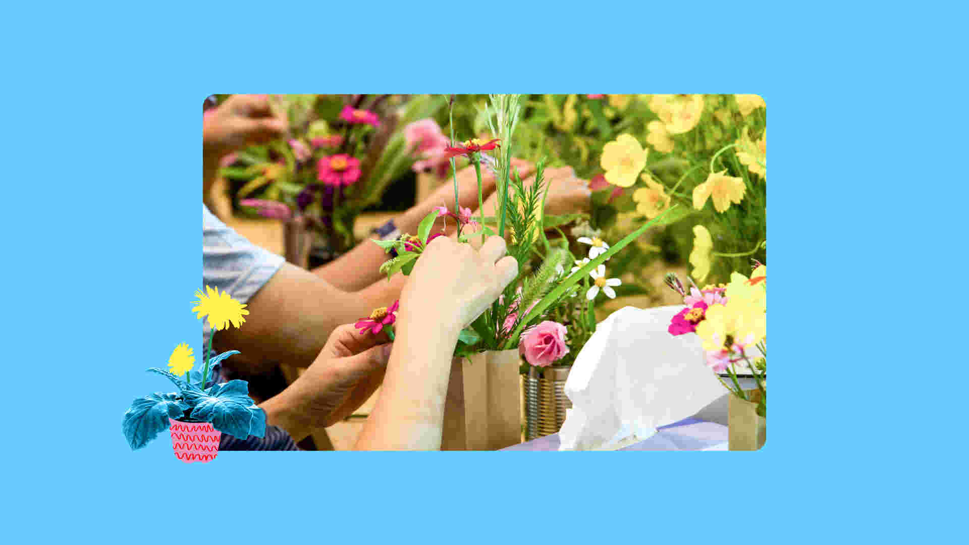 Onze bewoners houden van bloemschikken, u ook?