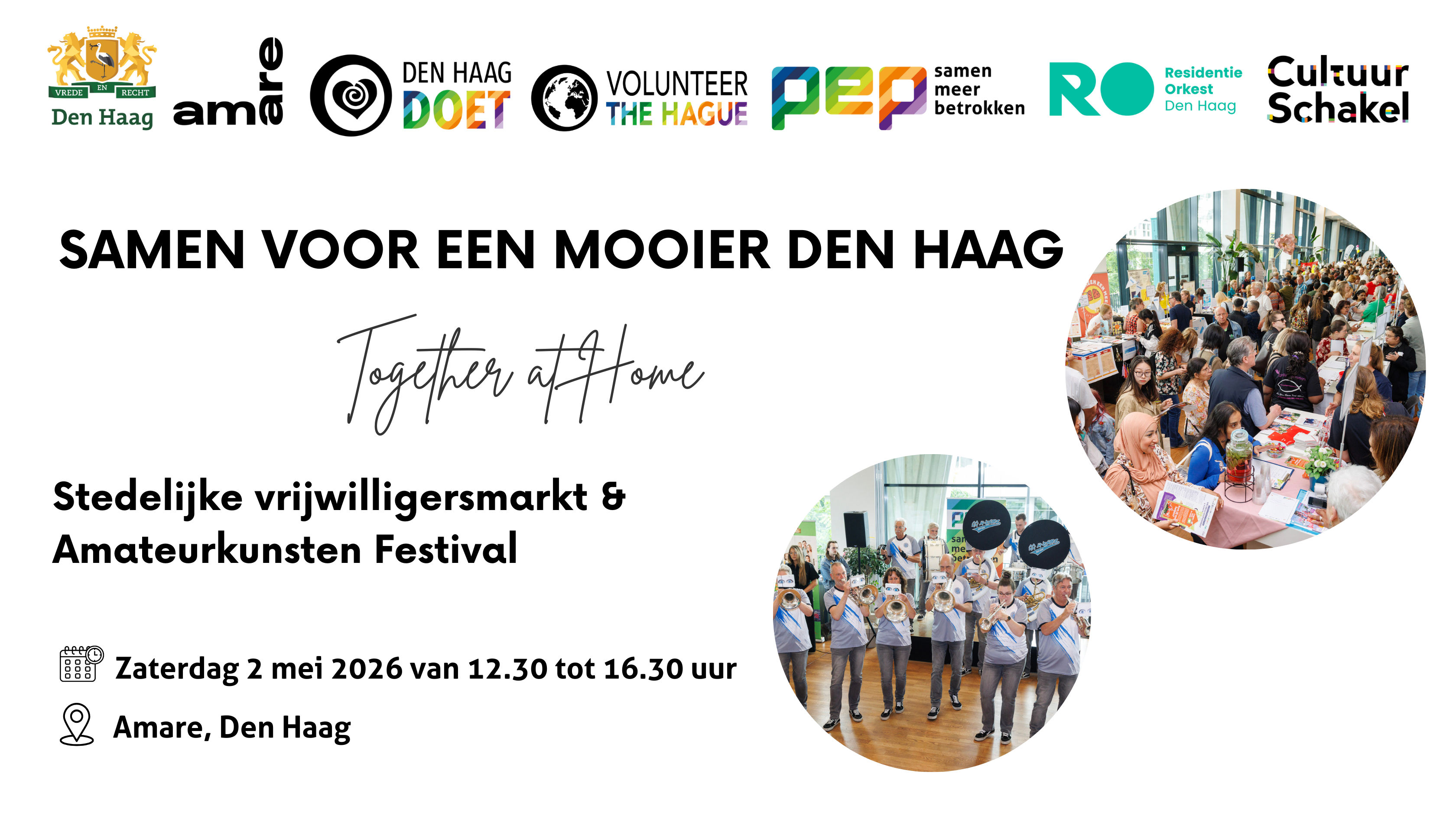 Stedelijke Vrijwilligersmarkt & Amateurkunsten Festival 2026