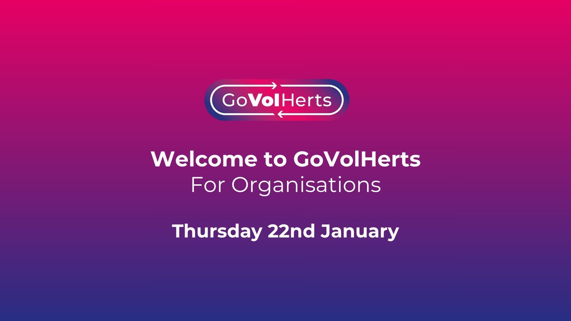 Welcome to GoVolHerts