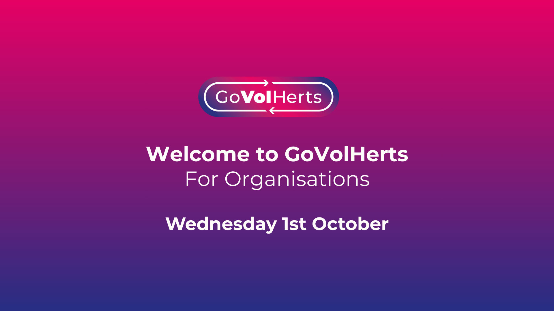 Welcome to GoVolHerts