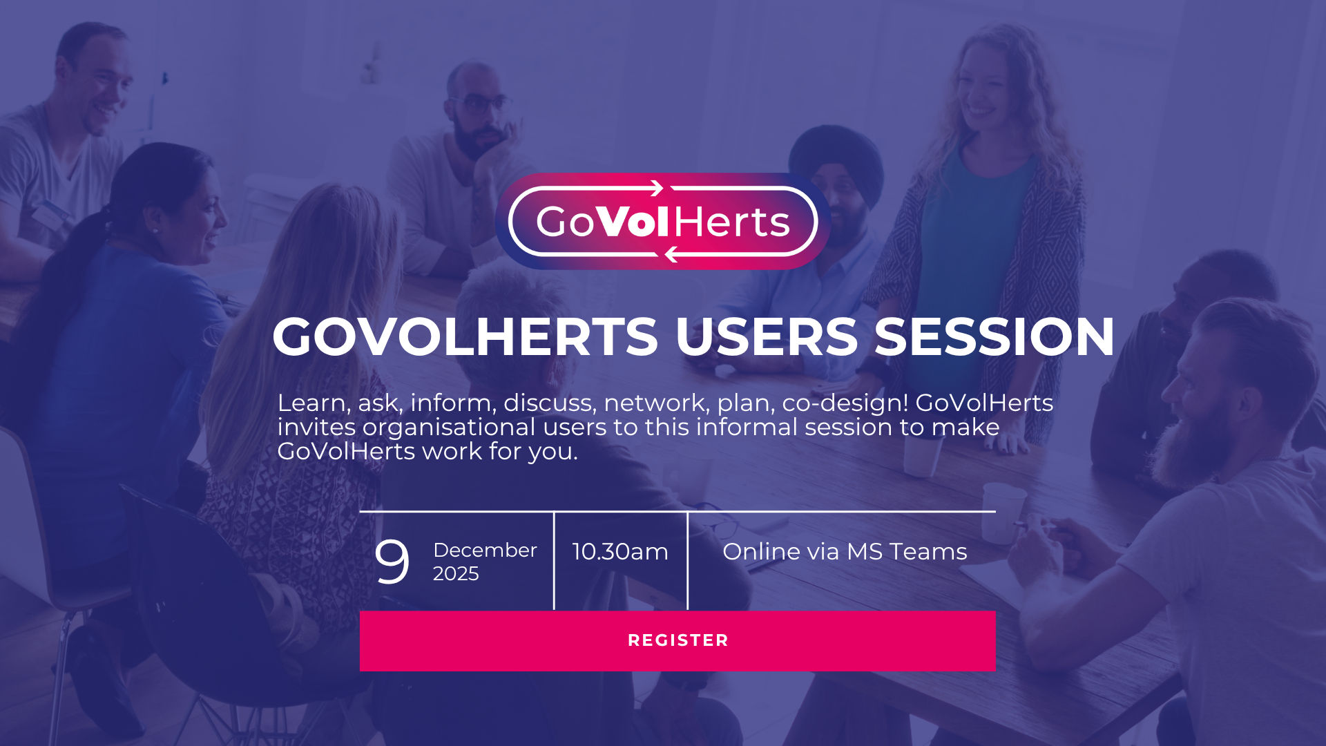GoVolHerts Users Session
