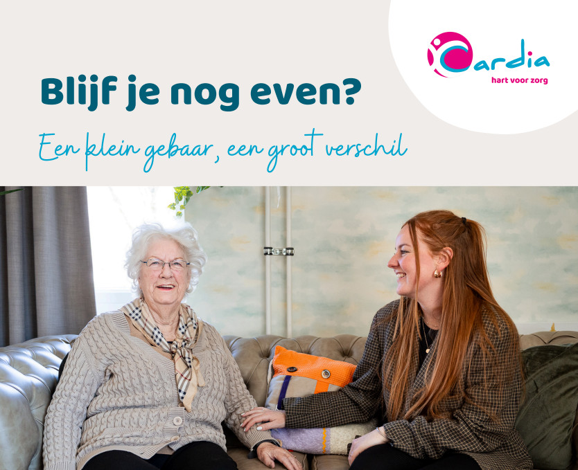 'Blijf je nog even?' Een klein gebaar, een groot verschil