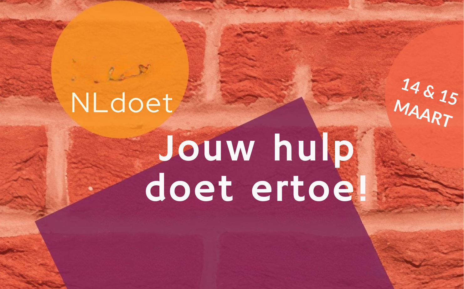 NLdoet voor vrijwilligerswerk, ontmoeten en verbinden in stichtse vecht