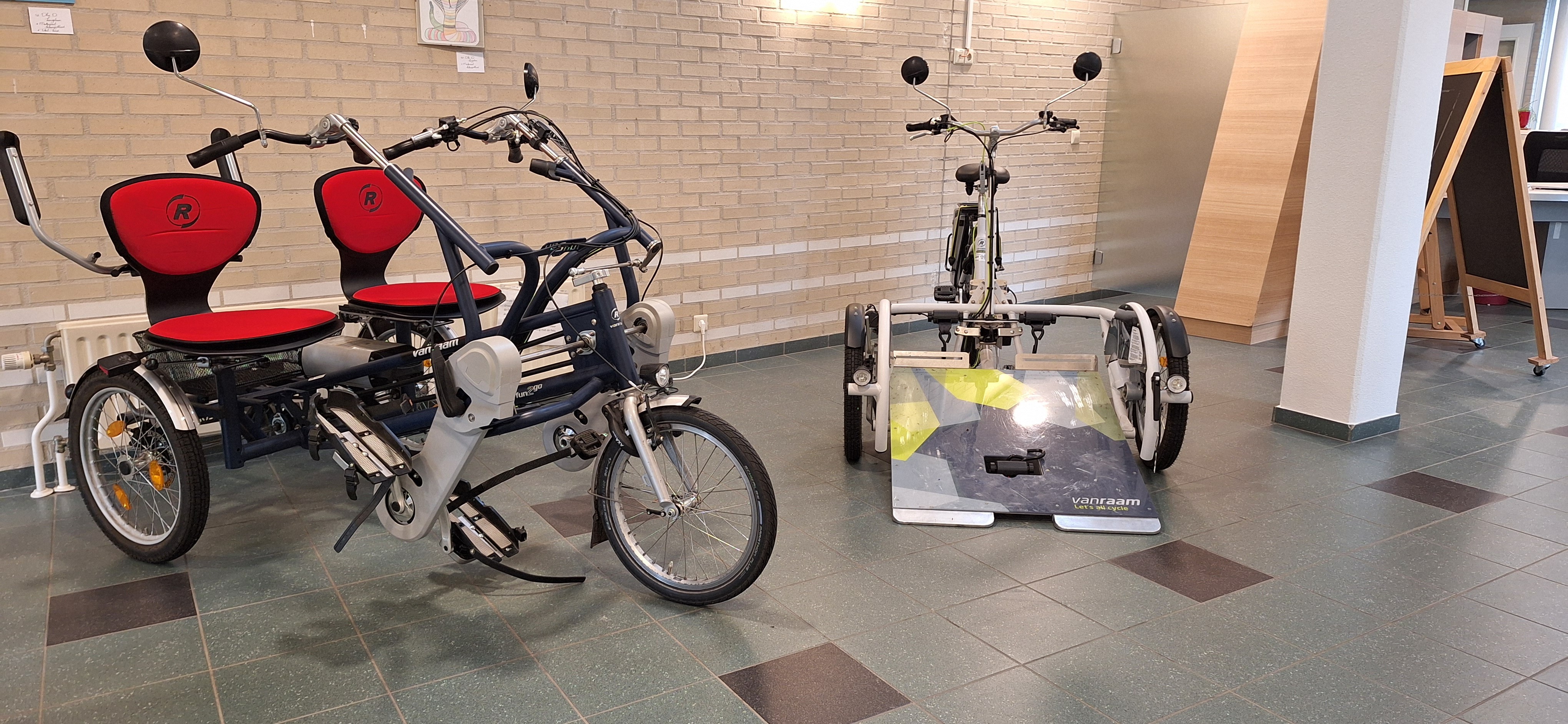 Fietsen door Maarssen op de Duofiets of Rolstoelfiets