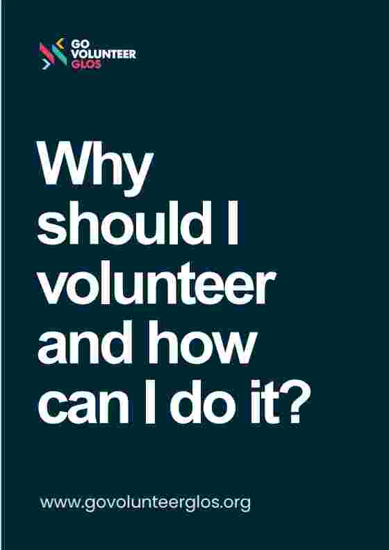 Front cover of the "Why should I volunteer and how can I do it?" guide
