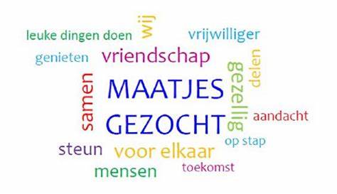 Word het maatje dat iemands dag bijzonder maakt