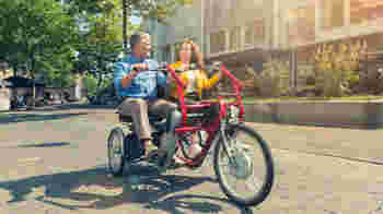 Vrijwilligers gevraagd om te fietsen met bewoners op de rol-&duofietsen