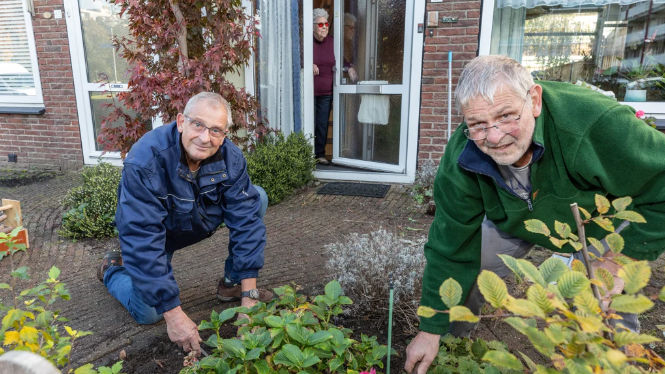Samen werken in de tuin