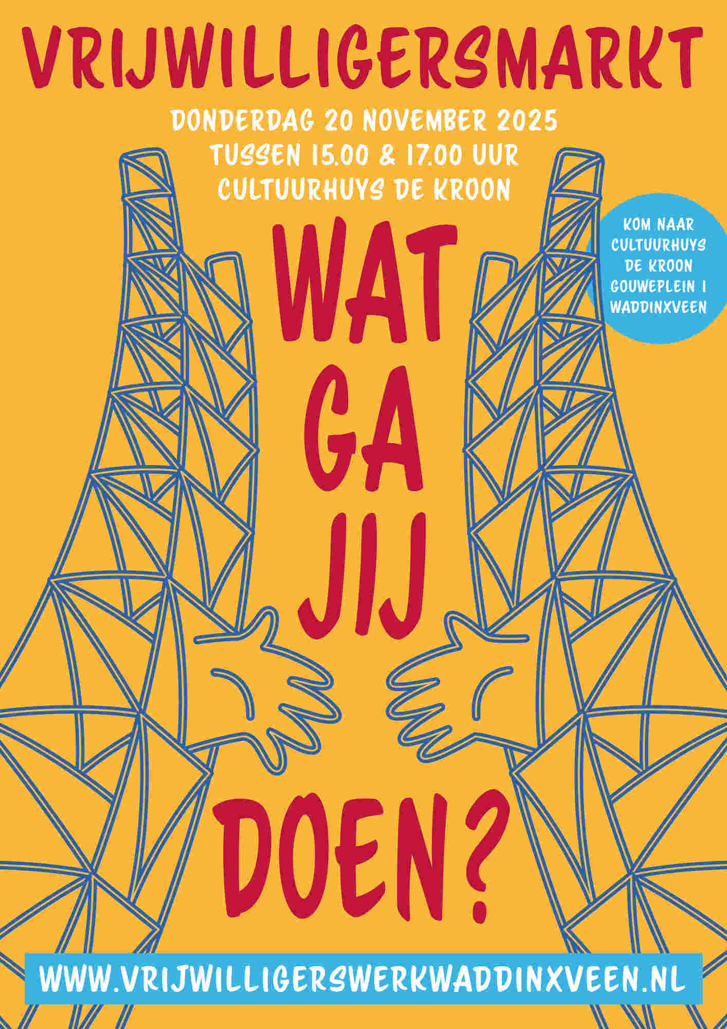 Poster Vrijwilligersmarkt