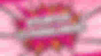 A bright pink and orange explosion graphic with the words Volunteer Extravaganza! in white block font