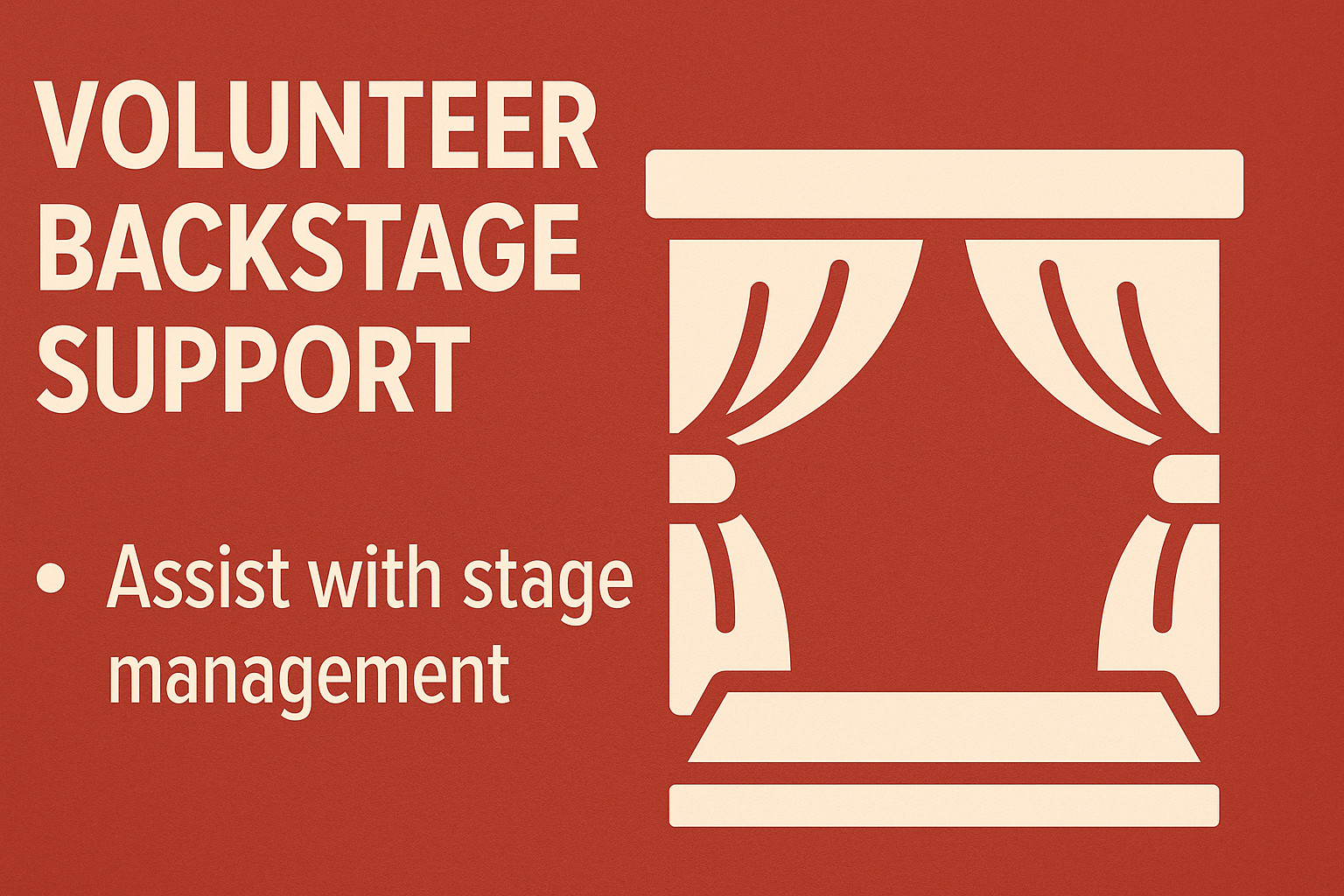 Backstage Support: the essential is invisible to the eye